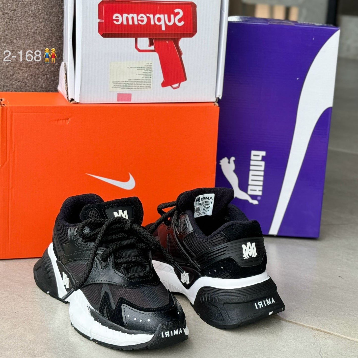 TENIS AMIRI NEGRO