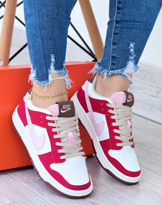 NIKE DUNK ROJO X BLANCO