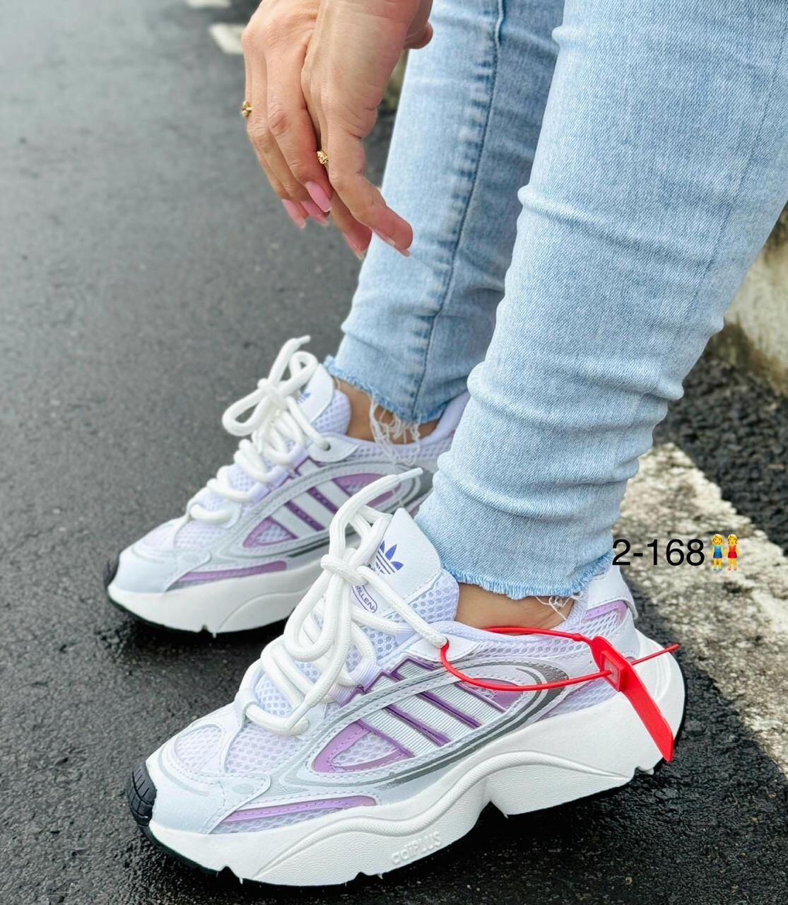 ADIDAS OZMILLEN BLANCO LILA